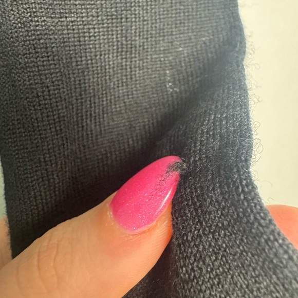 Paule Ka Black and White Stripe Wool Cropped Button Up Cardigan L Quiet Luxury - Picture 11 of 11